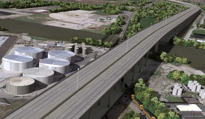 Image showing the proposed bridge pavement